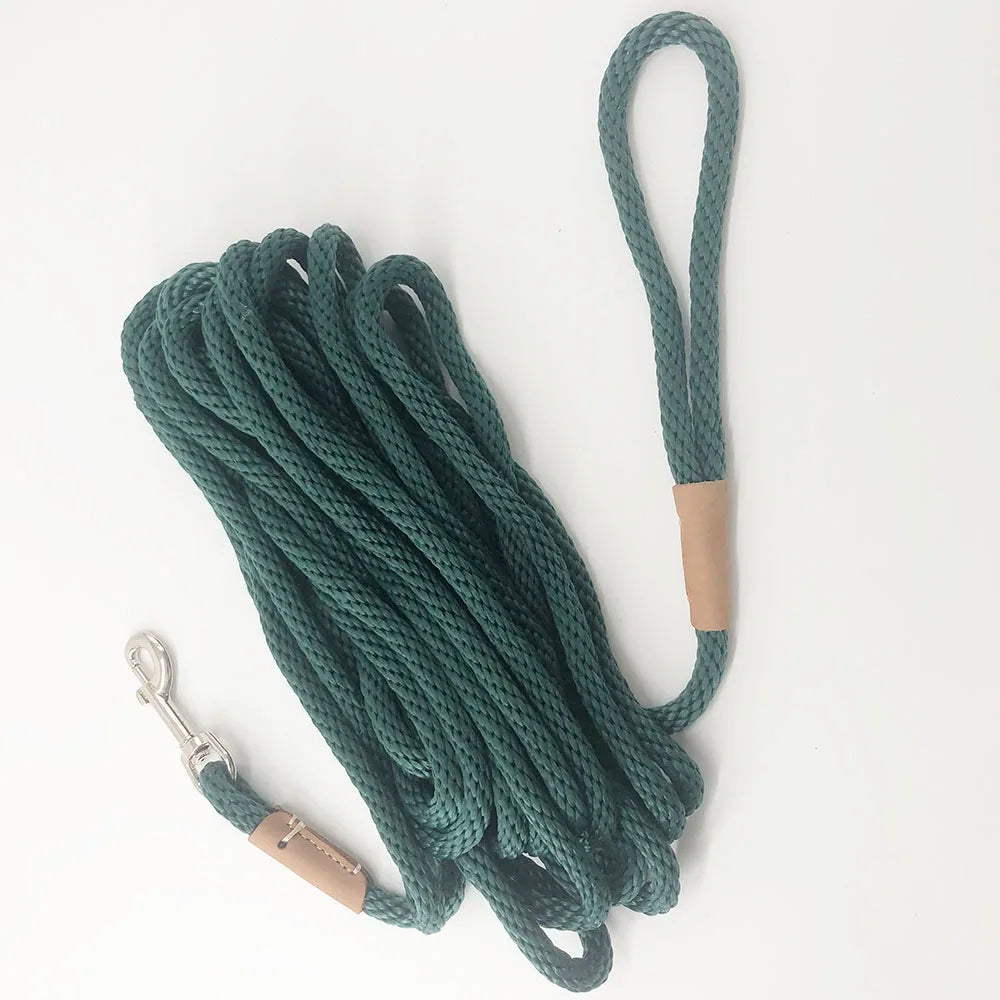 Heavy Duty Dog Training Leash | 2m 3m 5m 10m Nylon Rope Lead for Dogs