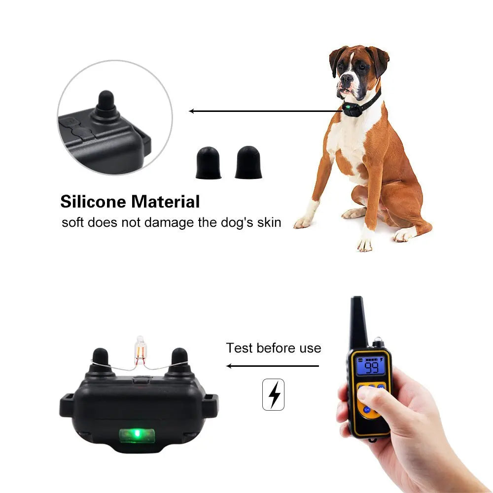 Dog Training Collar with Remote Control | Waterproof & Rechargeable | 880 Model