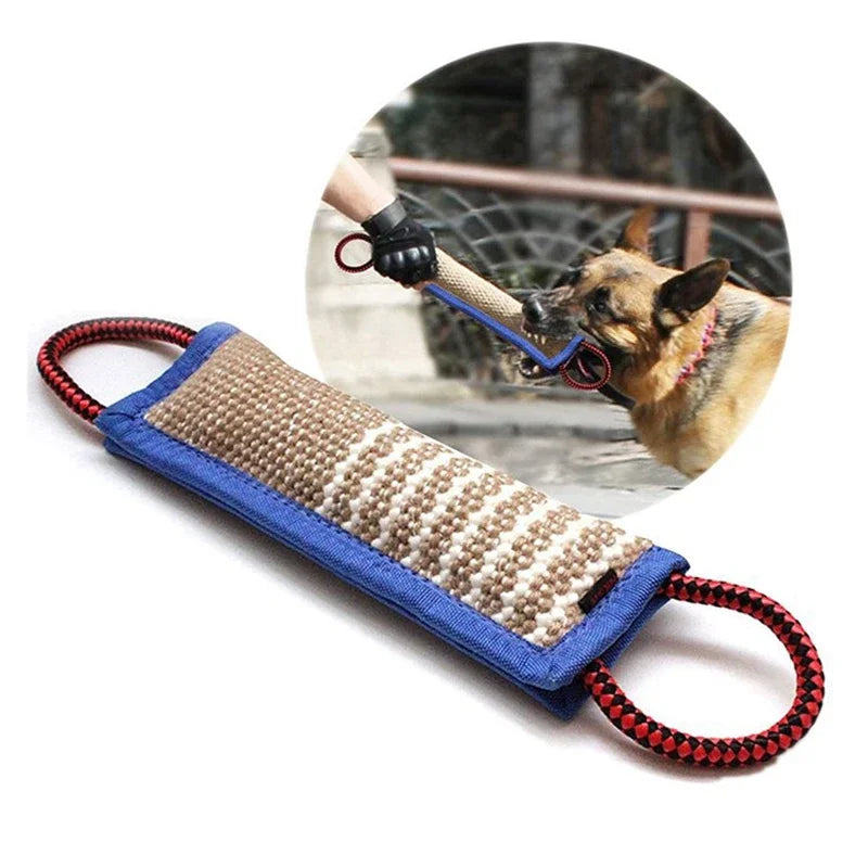 Jute Dog Chew Stick | Coarse Linen Molar Training Toy for Dogs