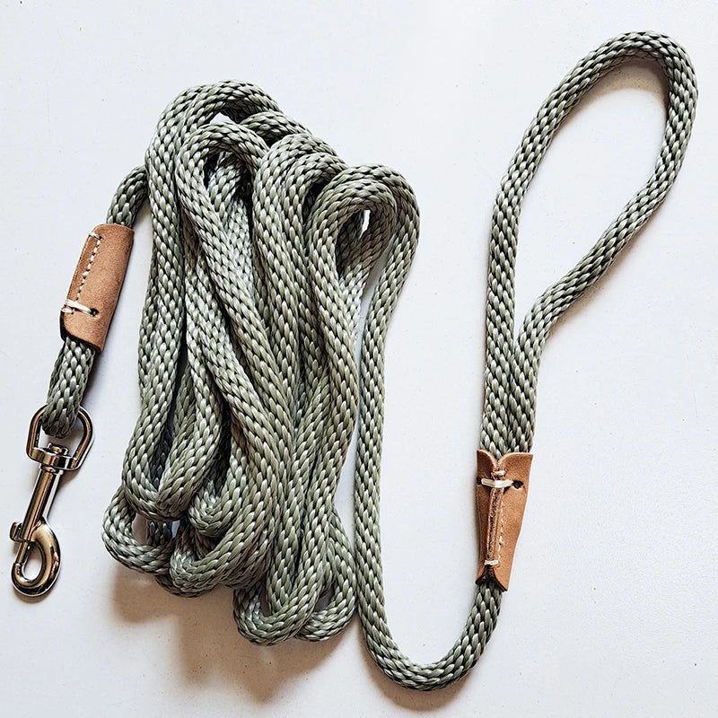 Heavy Duty Dog Training Leash | 2m 3m 5m 10m Nylon Rope Lead for Dogs