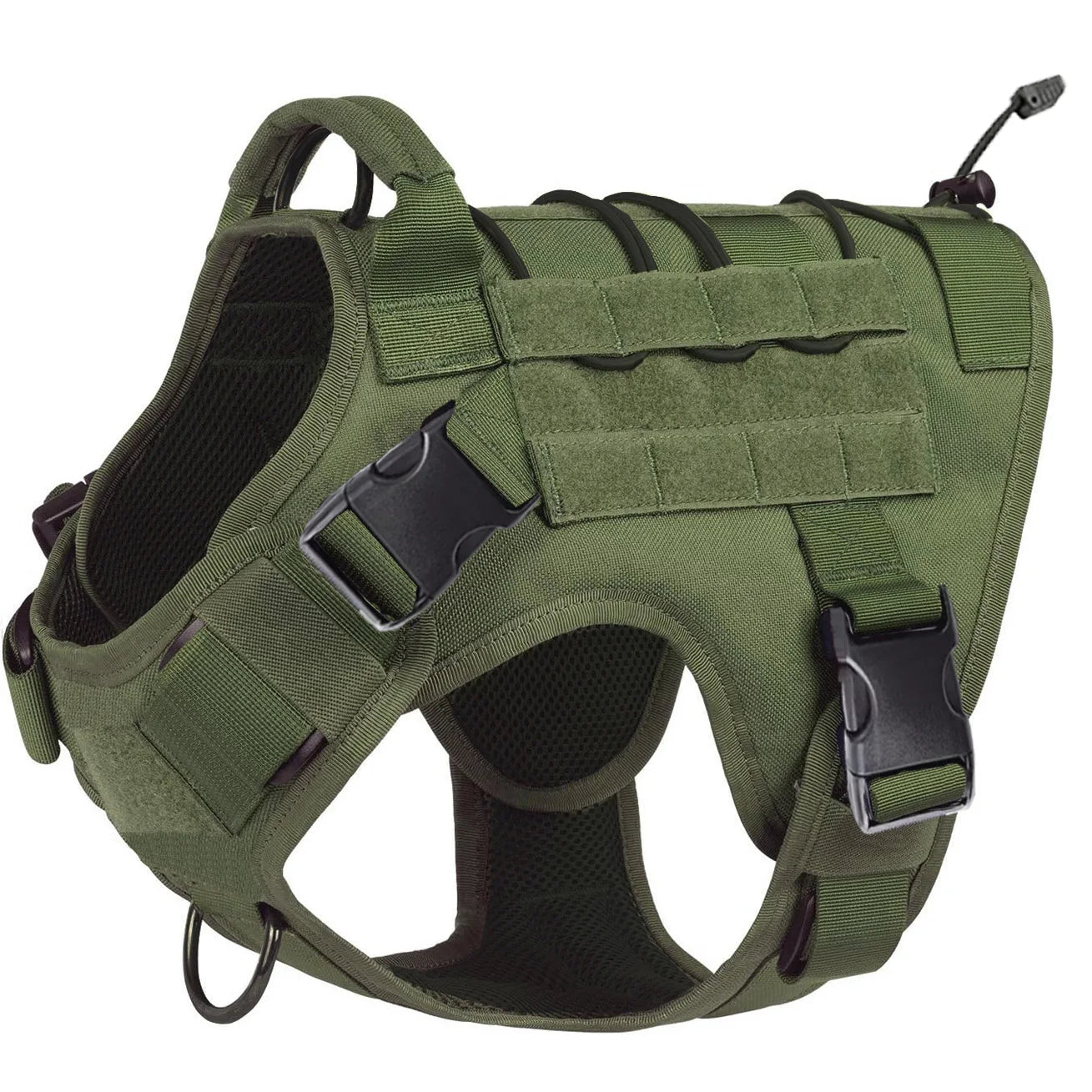 Tactical Dog Harness with Handle | No-Pull Service Dog Vest with Hook & Loop Patches