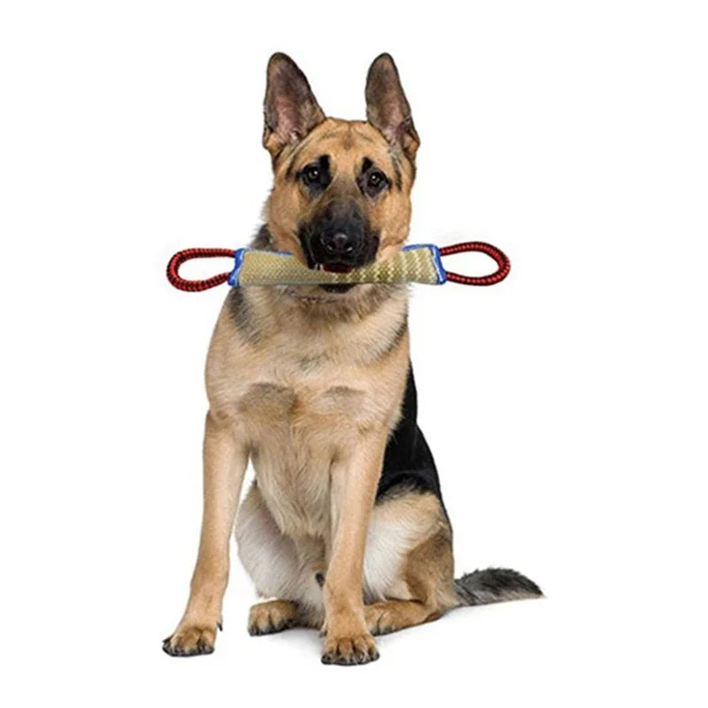 Jute Dog Chew Stick | Coarse Linen Molar Training Toy for Dogs