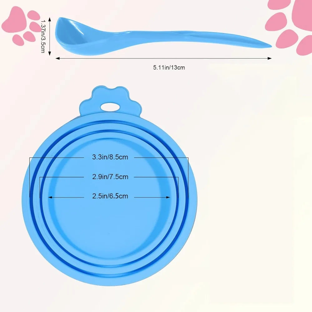 Silicone Pet Food Can Lids – Universal Reusable Can Covers (4 Colours)