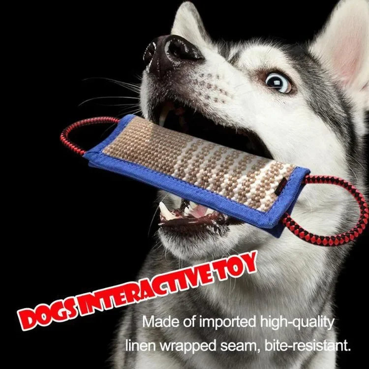 Jute Dog Chew Stick | Coarse Linen Molar Training Toy for Dogs